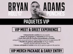 ¡EXPERIENCIA VIP! BRYAN ADAMS “ROLL WITH THE PUNCHES”